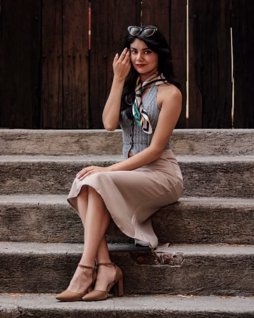 Cropped Bege Estampado