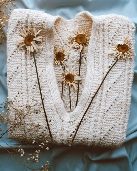 Blusa de Tricô Off White